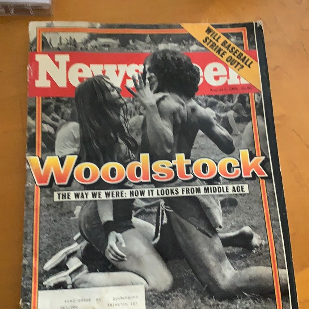 Woodstock magazine Newsweek 1994
